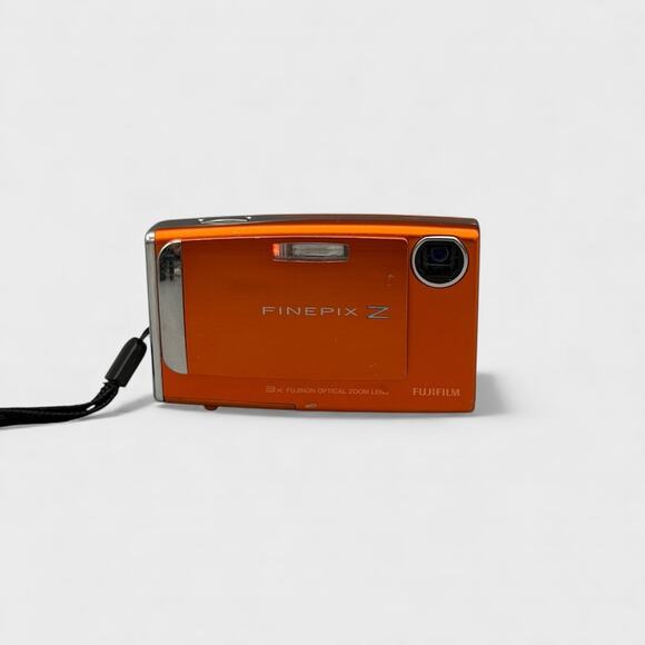 Fujifilm FinePix Z10fd Vintage Digital Camera | 7.2MP | Orange - Picture 3 of 5